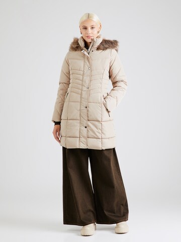 Manteau d’hiver 'ONLNORA' ONLY en beige : devant