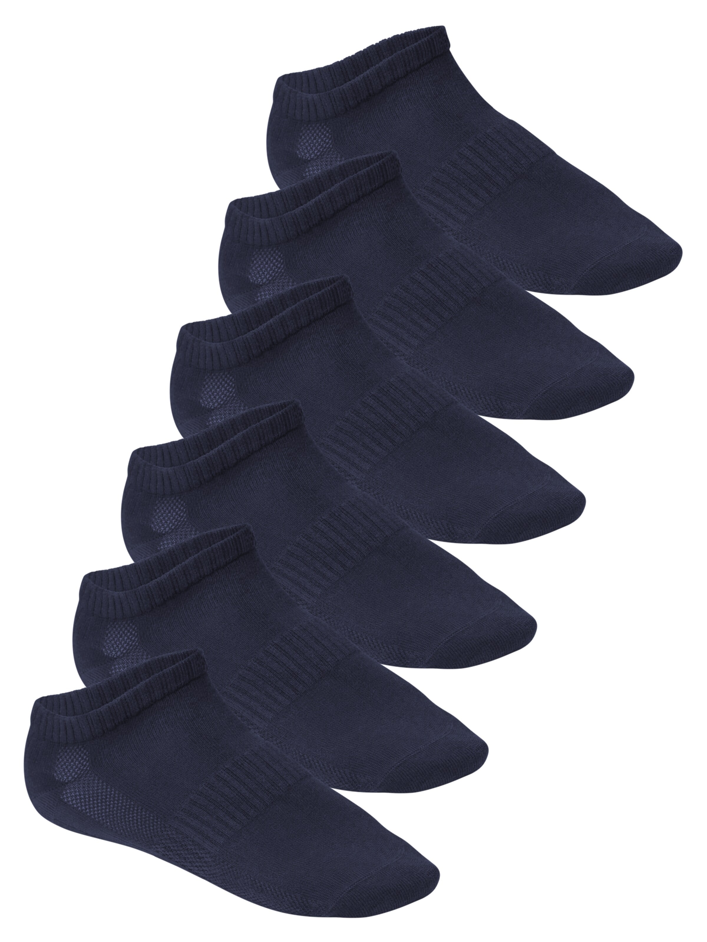 footstar Athletic Socks 'Perfect Fit' in Blue: front