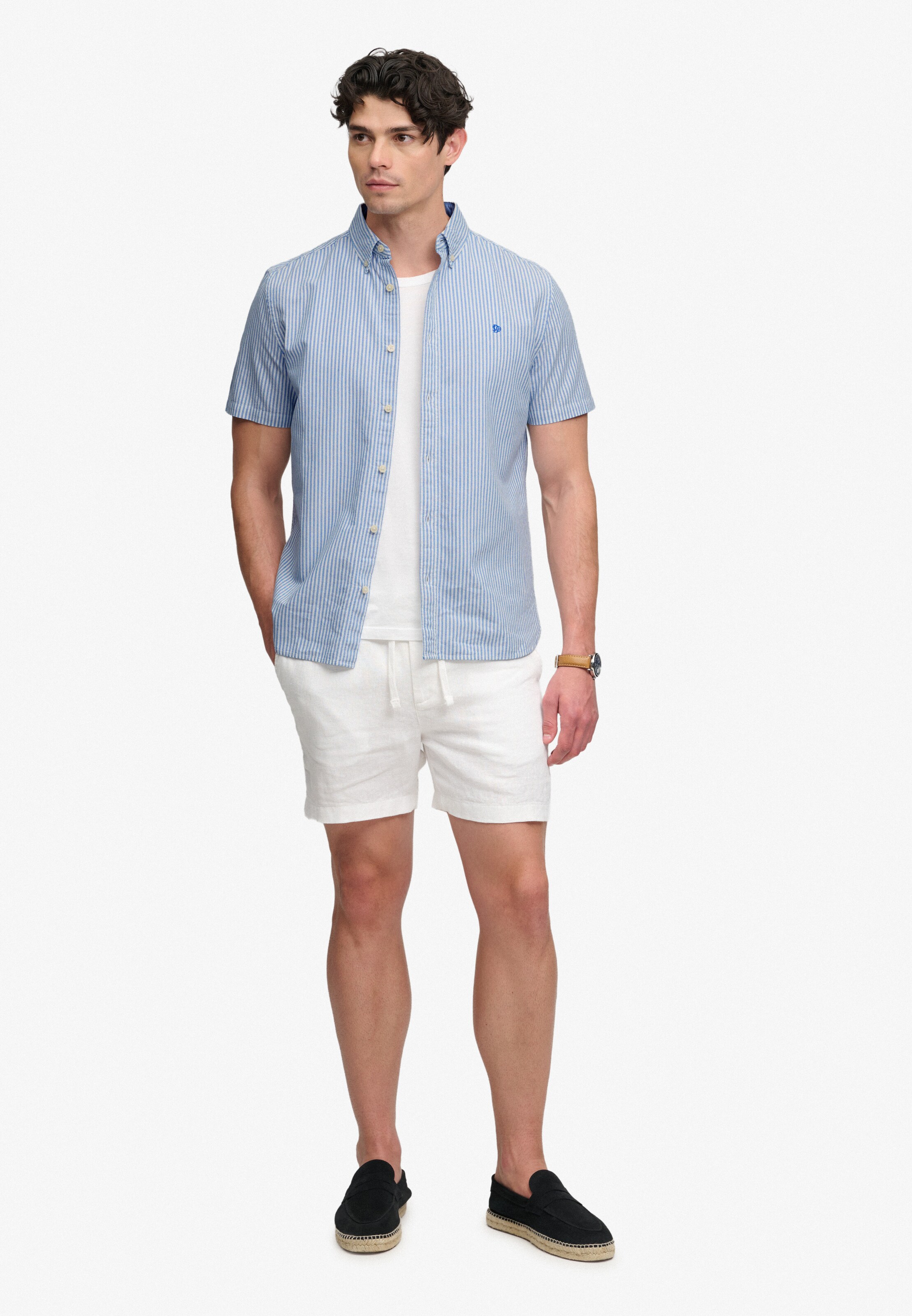 Superdry & Co Regular fit Overhemd in Blauw