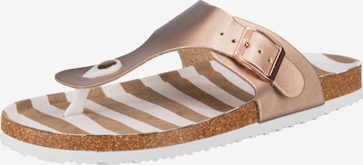 Inselhauptstadt T-Bar Sandals in Rose gold, Item view