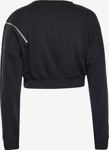 myMo ROCKSSweater majica - crna boja