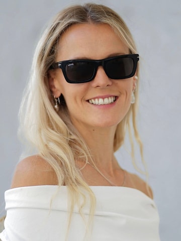 La Moda Me Zonnebril 'Viviano' in Zwart