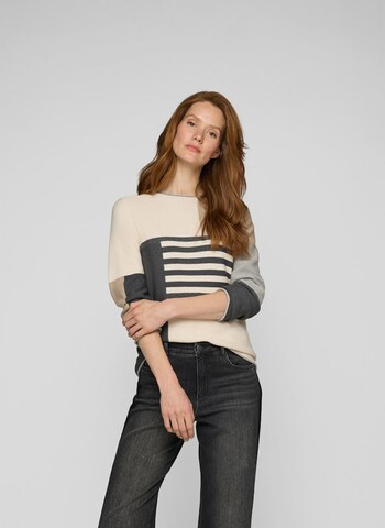 Pull-over Rabe en beige : devant