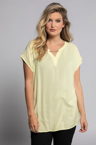 Ulla Popken Blouse in Geel: voorkant