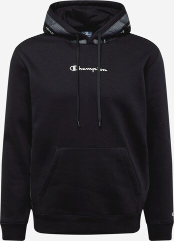 Champion Authentic Athletic Apparel Athletic Sweatshirt in Black: front