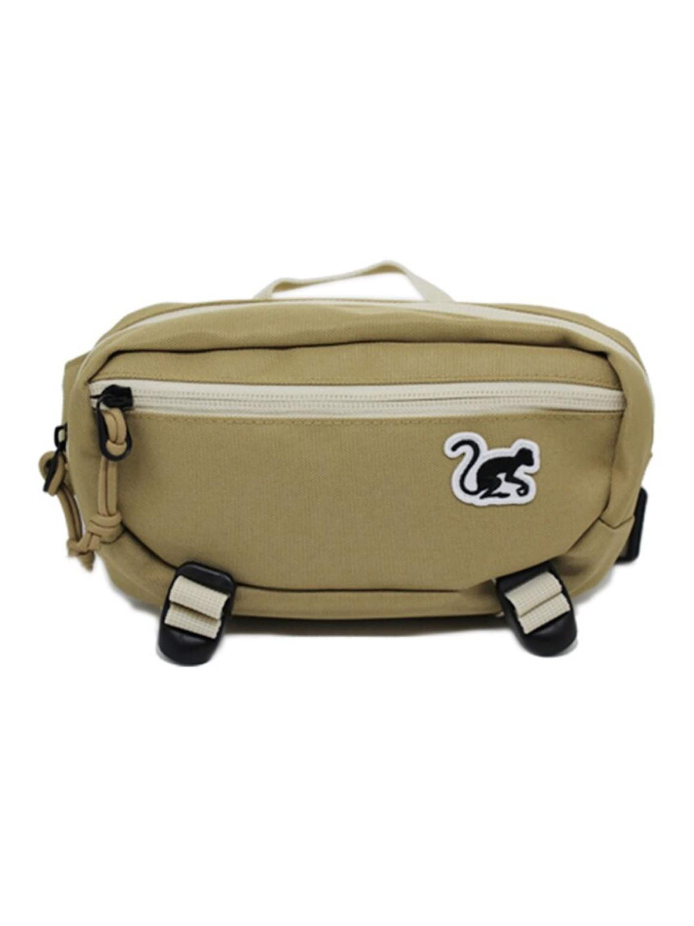 Surf Monkey - Bolsa de cintura em bege: frente