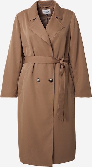 PIECES Curve Välikausitakki 'PCSCARLETT' värissä vaaleanruskea, Tuotenäkymä