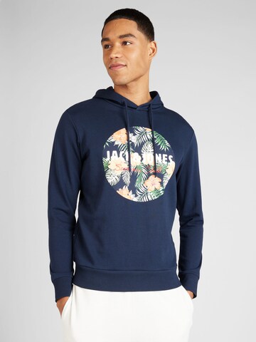 JACK & JONES Sweatshirt 'CHILL' i blå: framsida