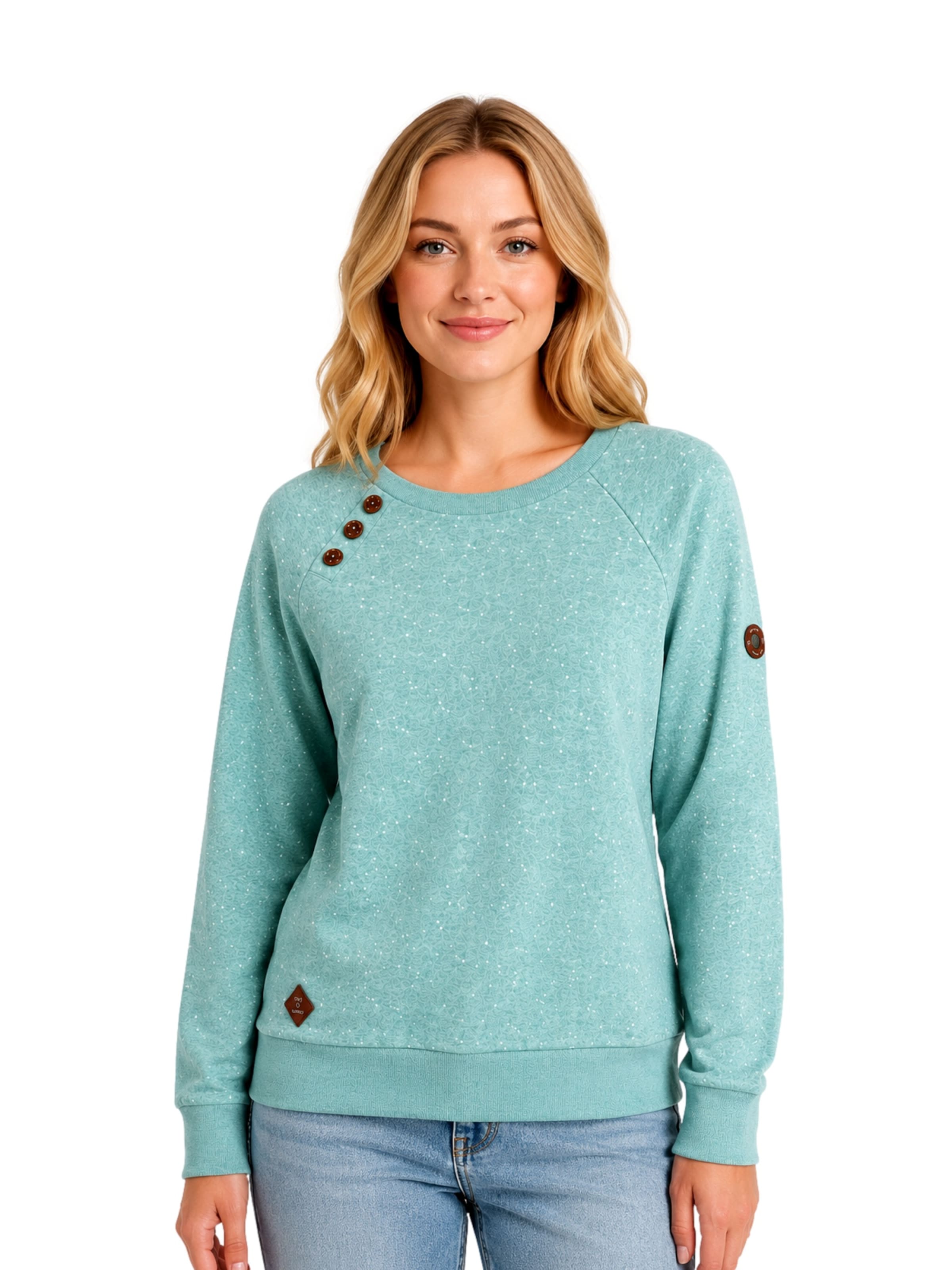 Felpa 'Daria' di Ragwear in verde: frontale
