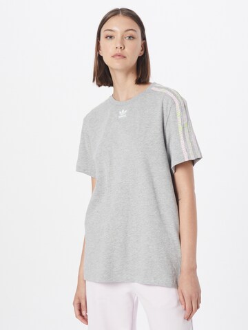 Maglietta 'Snake' di ADIDAS ORIGINALS in grigio: frontale
