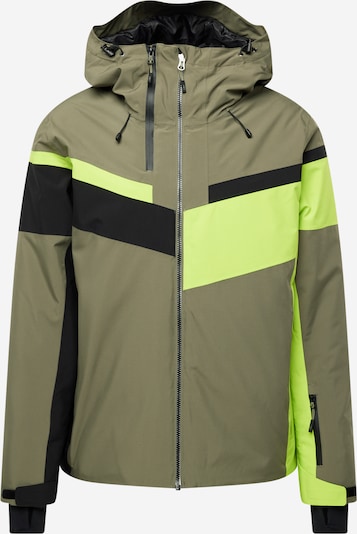 CMP Sportjacke in khaki / apfel / schwarz, Produktansicht