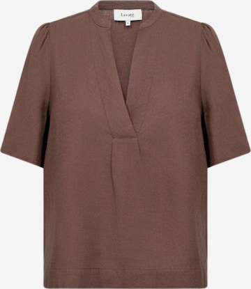 Maglietta ' LR-NAJA ' di Levete Room in marrone: frontale