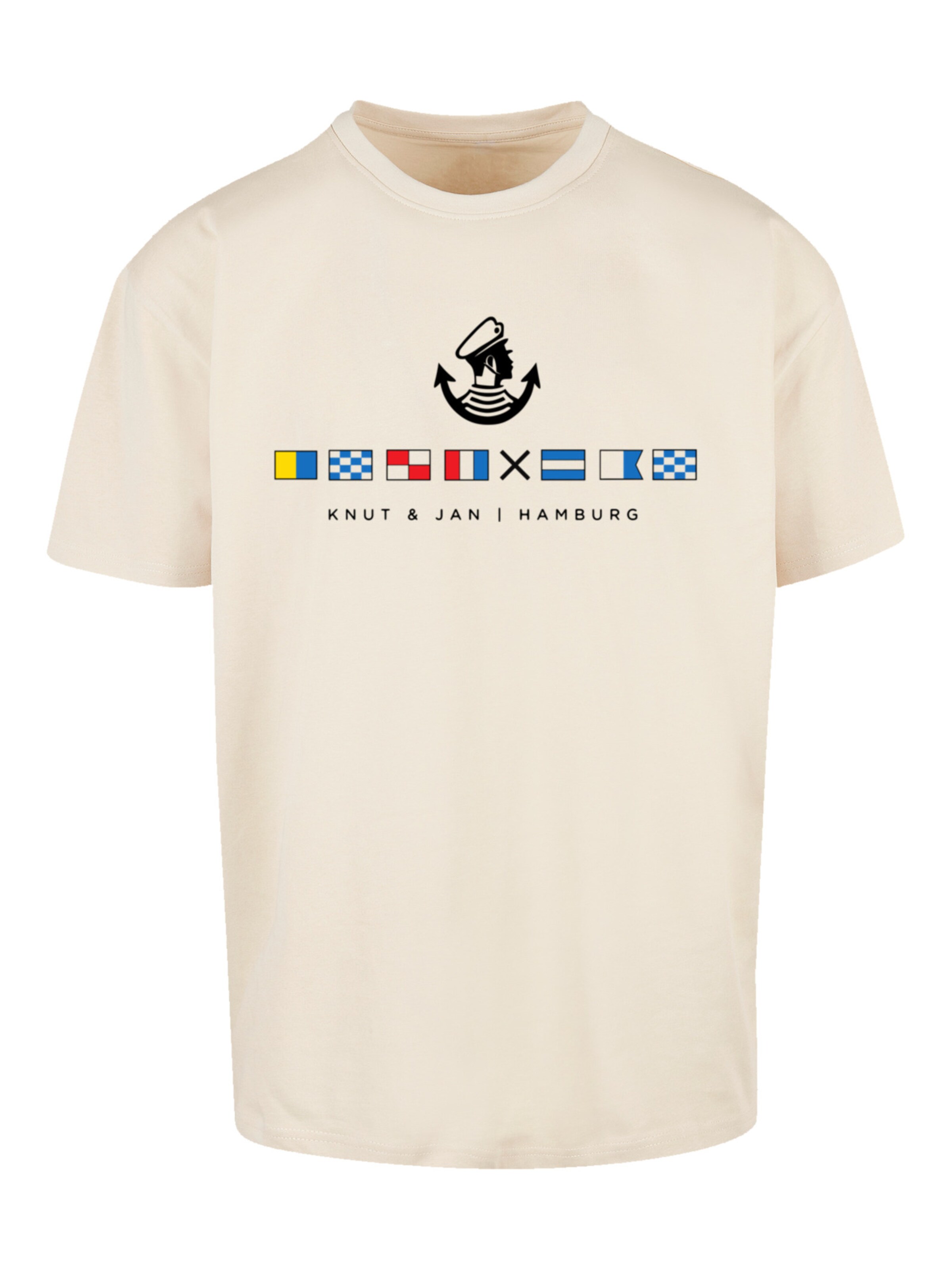 F4NT4STIC Shirt in Beige: voorkant