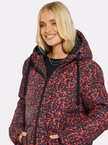 Threadbare Winter Jacket 'Chrissy' in Red