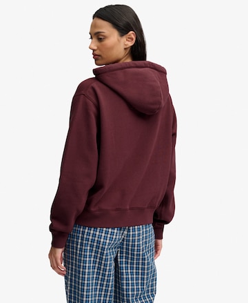 Sweat-shirt 'Athletic Essential' Superdry & Co en rouge