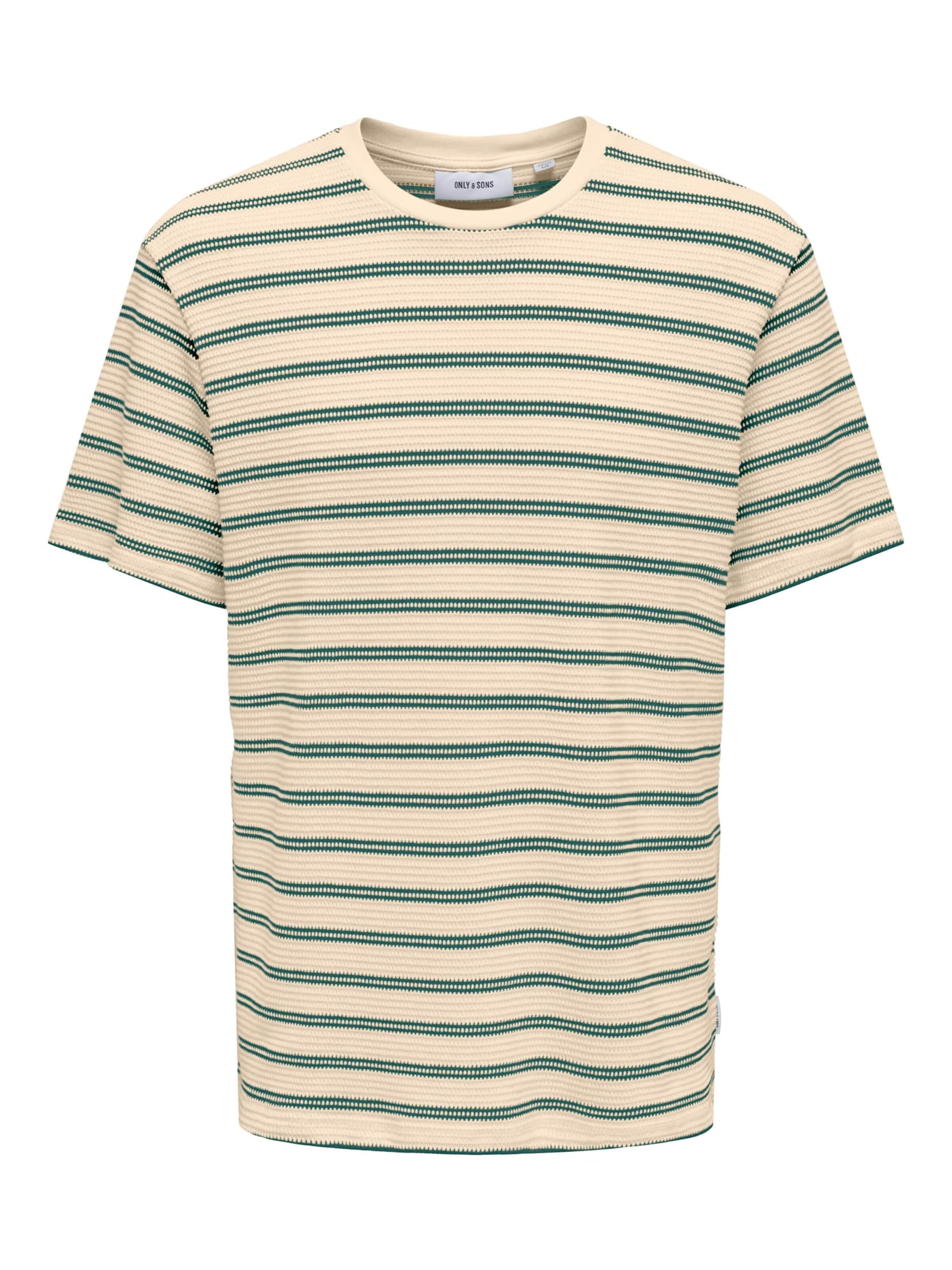 Only & Sons Shirt 'ian' in Beige: voorkant