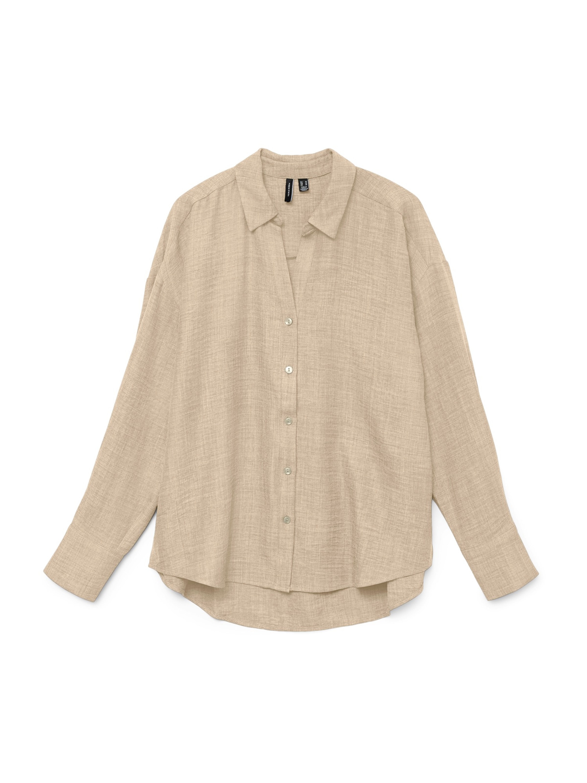 Chemisier 'VMCMELANEY QUEENY' Vero Moda Curve en gris : devant