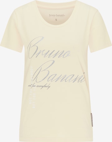 T-shirt Bruno Banani en beige : devant