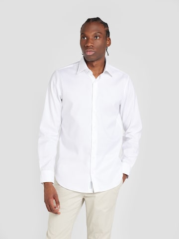 balta Michael Kors Priglundantis modelis Marškiniai: priekis