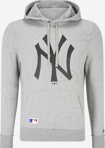 NEW ERA Mikina 'NY Yankees' – šedá: přední strana