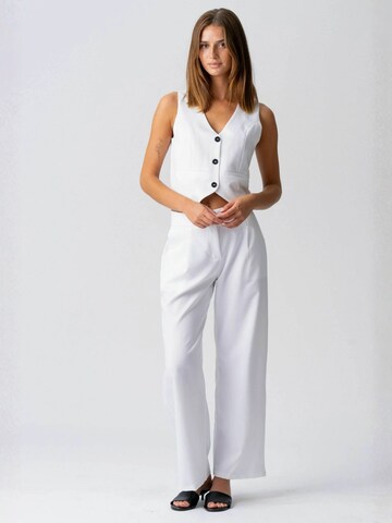 TEESHOPPEN Kamizelka ' Natalie ' w kolorze biały