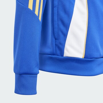ADIDAS PERFORMANCE Athletic Zip-Up Hoodie 'Pitch 2 Street Messi' in Blue