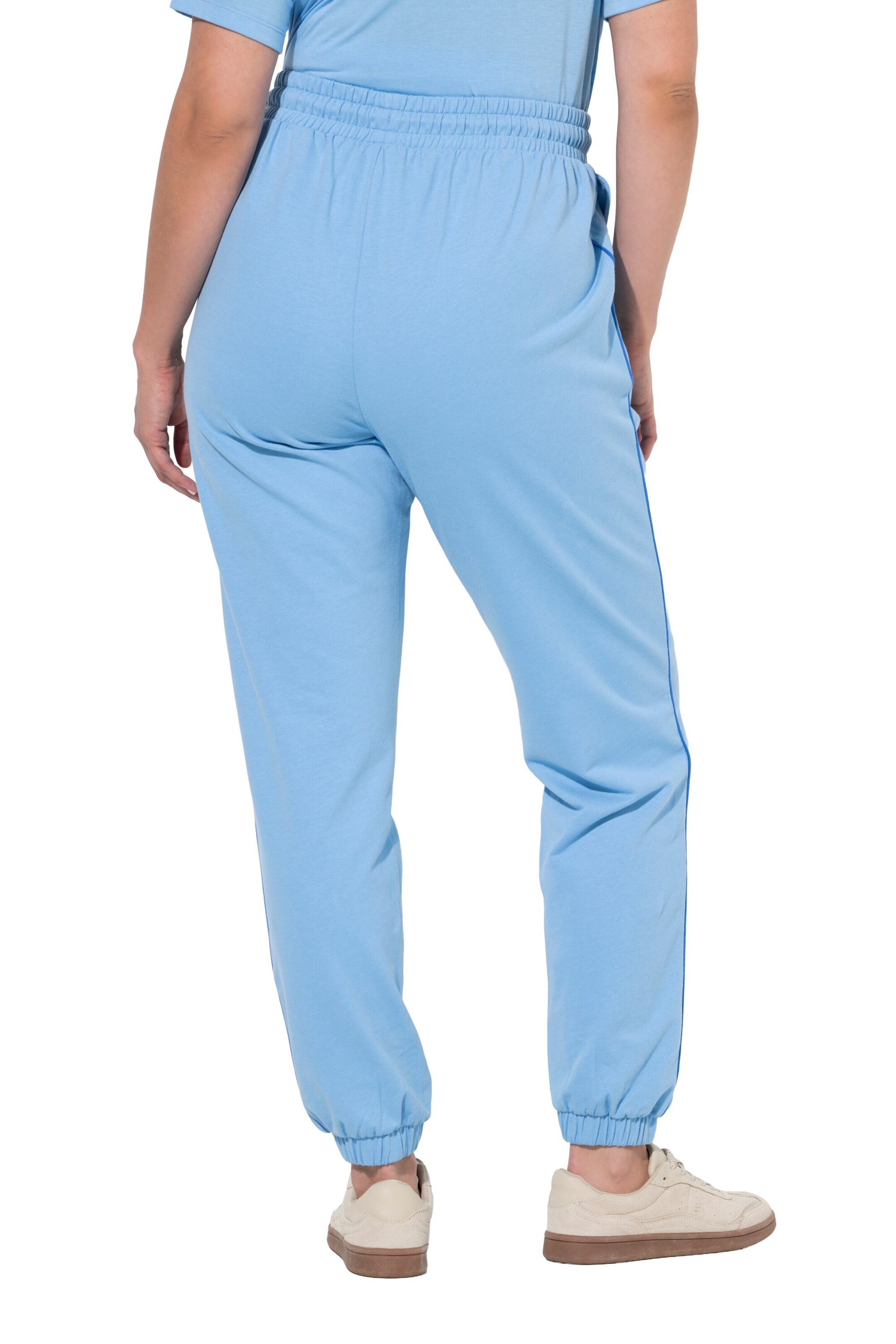 Ulla Popken Tapered Broek in Blauw