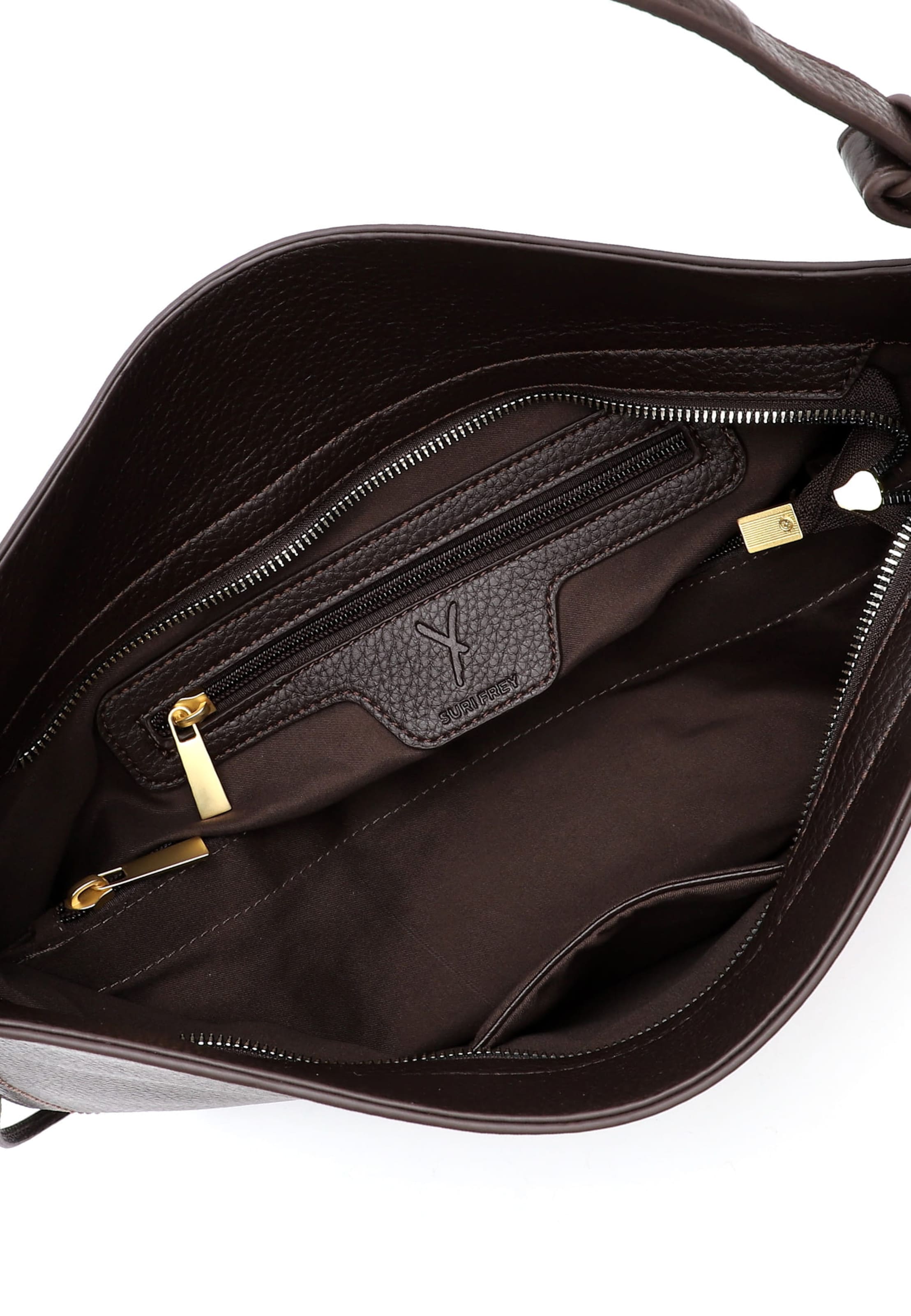 Borsa a sacco di Suri Frey in bronzo