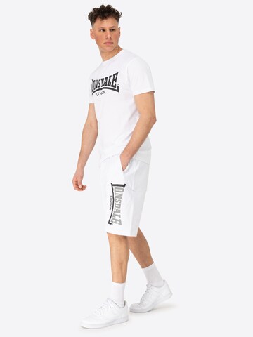 LONSDALE regular Παντελόνι 'Jam' σε λευκό