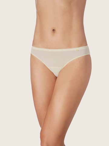 Culotte 'Venus soy fiber low waist panty' zd ZERO DEFECTS en blanc : devant