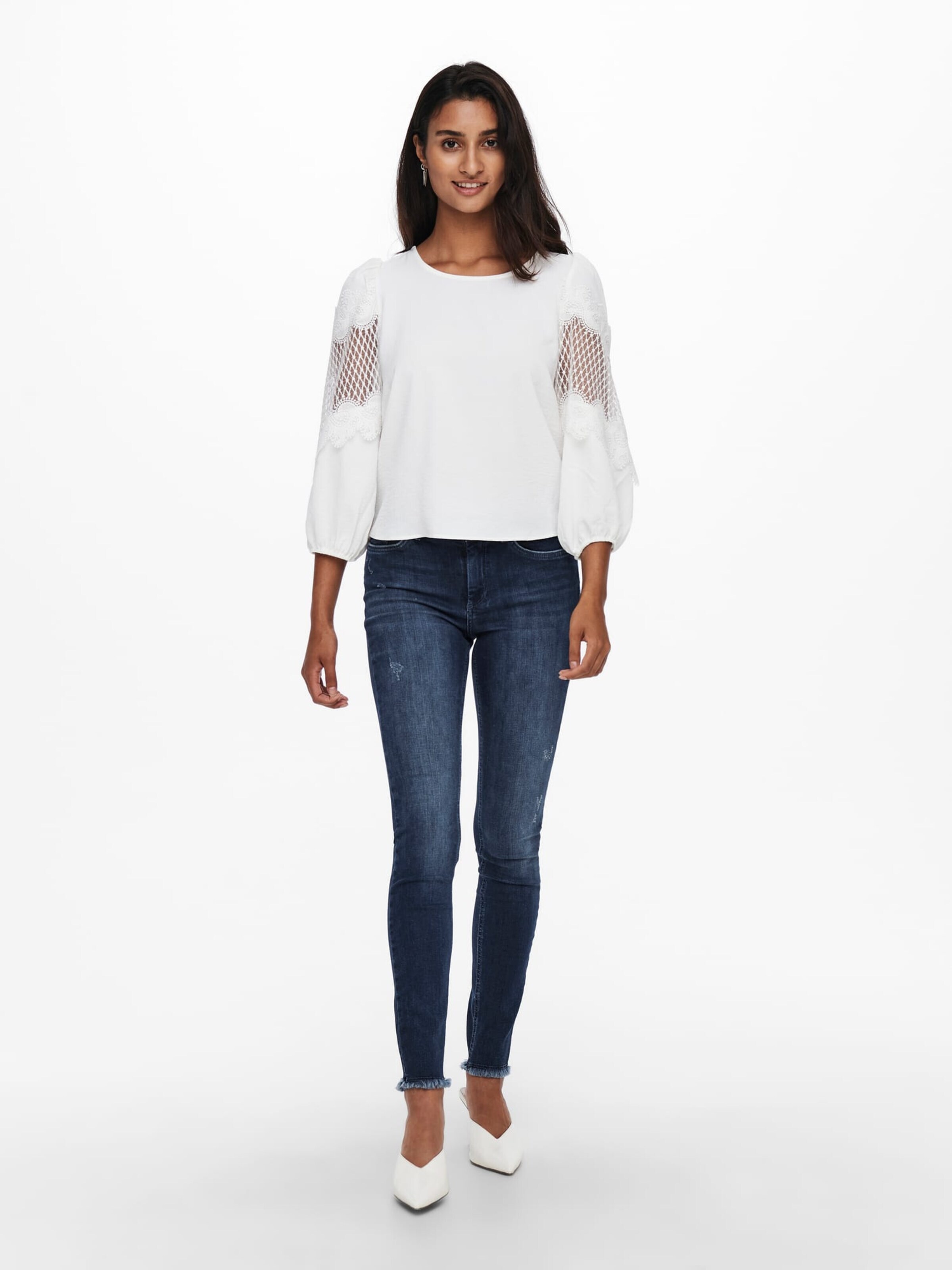 ONLY Baggy Jeans 'Blush' in Blauw: voorkant