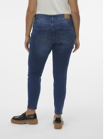 Vero Moda Curve Skinny Jeans 'SOPHIA' in Blauw