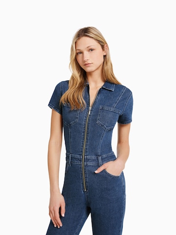 Bershka Jumpsuit in Blau: predná strana