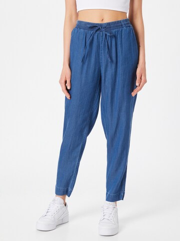 VILA Tapered Pants 'BESS' in Blue: front