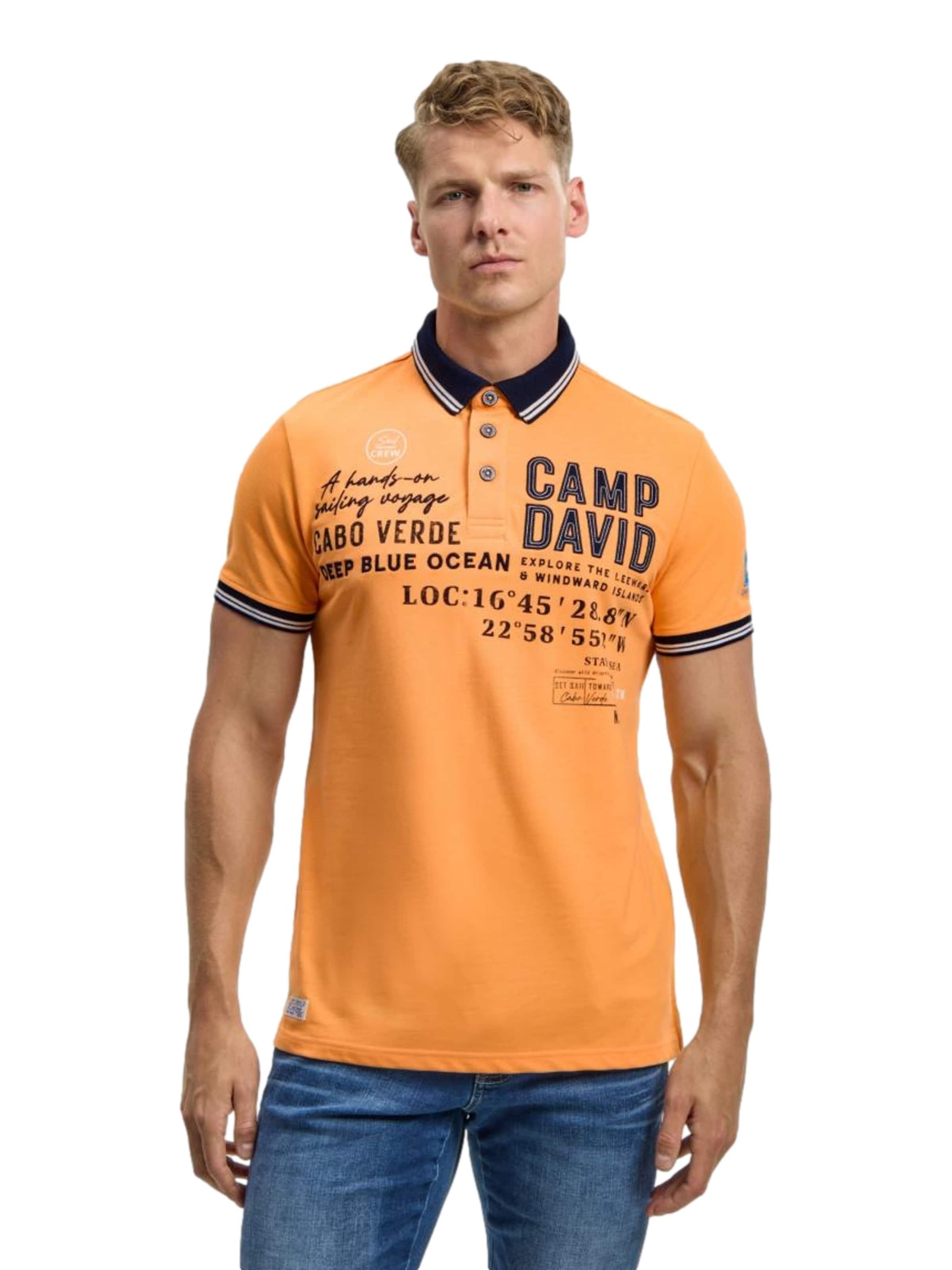 CAMP DAVID Футболка в Оранжевый: спереди