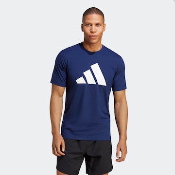 ADIDAS PERFORMANCE Performance Shirt 'Train Essentials Feelready' in Blue: front