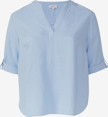 Chemisier s.Oliver en bleu : devant