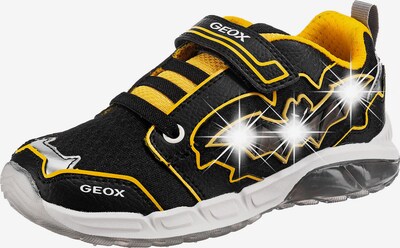 GEOX Kids Sneaker in gelb / grau / schwarz / weiß, Produktansicht