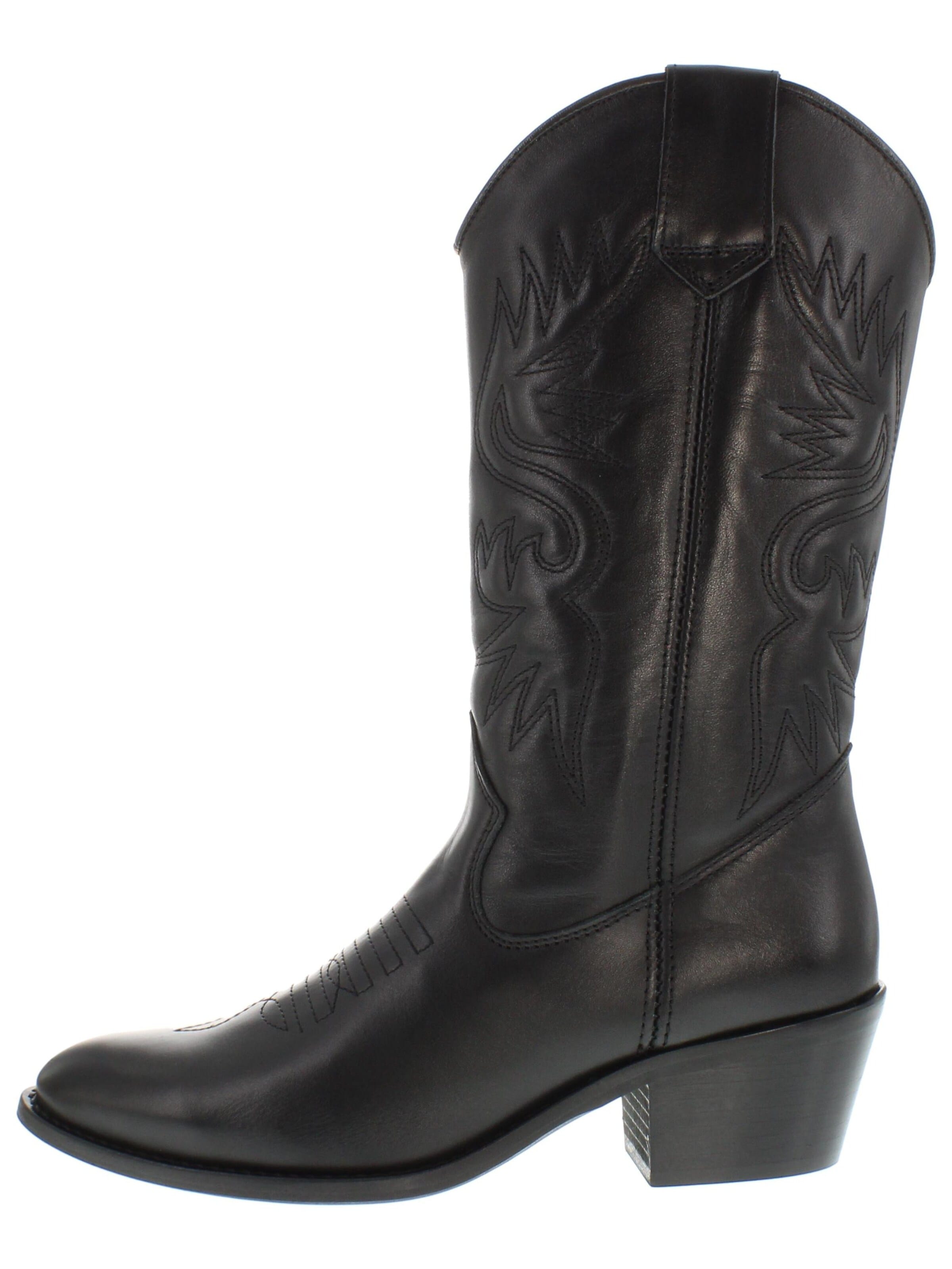 XAVER LUIS Schuhmanufaktur Cowboystiefel 'MAE'‌‌‌‌‌‌‌‌‌ in 36 in schwarz, Produktansicht