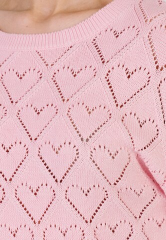 Kleinigkeit Trui 'Love is all around' in Roze