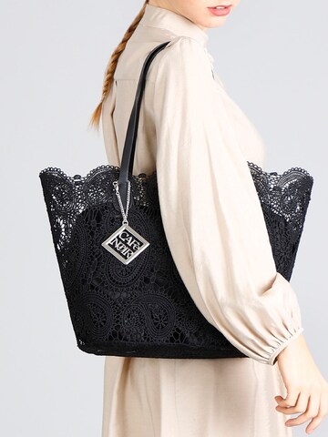 Borsa a sacco di CAFè NOIR in nero: frontale