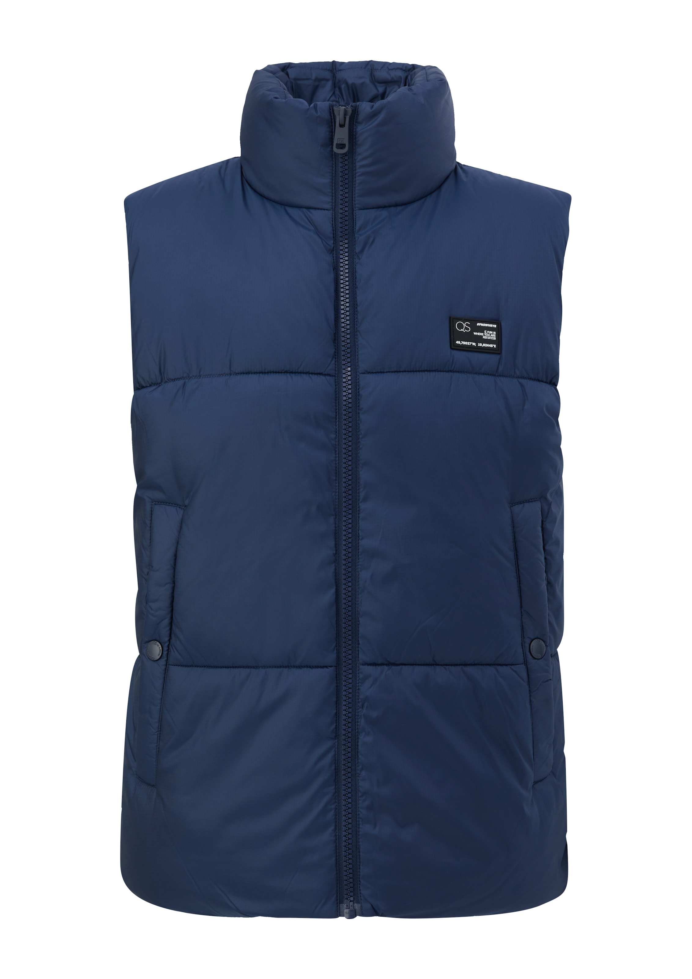 QS Weste in Blau: Vorderseite