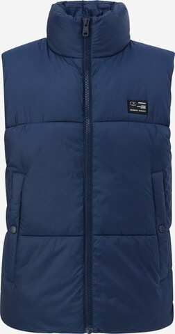 Gilet di QS in blu: frontale