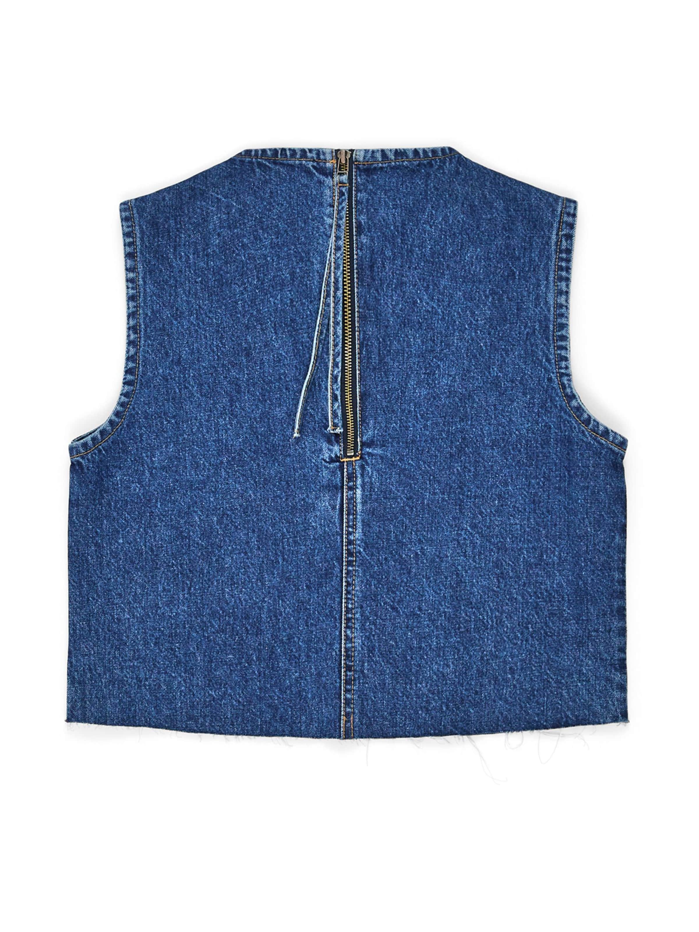 Dr. Denim Top 'Erin'‌‌‌‌‌‌‌‌ in Blau