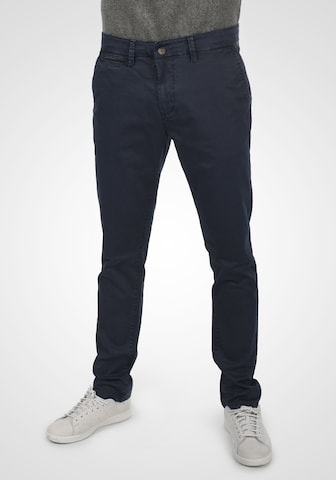 INDICODE JEANS Regular Chino Pants in Blue: front