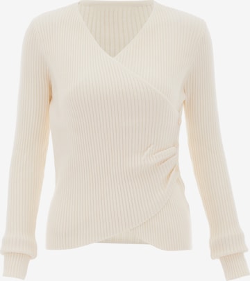 NAEMI Sweater in White: front