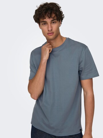 T-Shirt 'MAX' Only & Sons en bleu