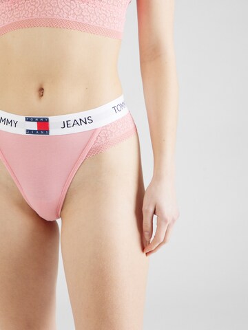 Tommy Jeans Стринг 'Heritage' в розово