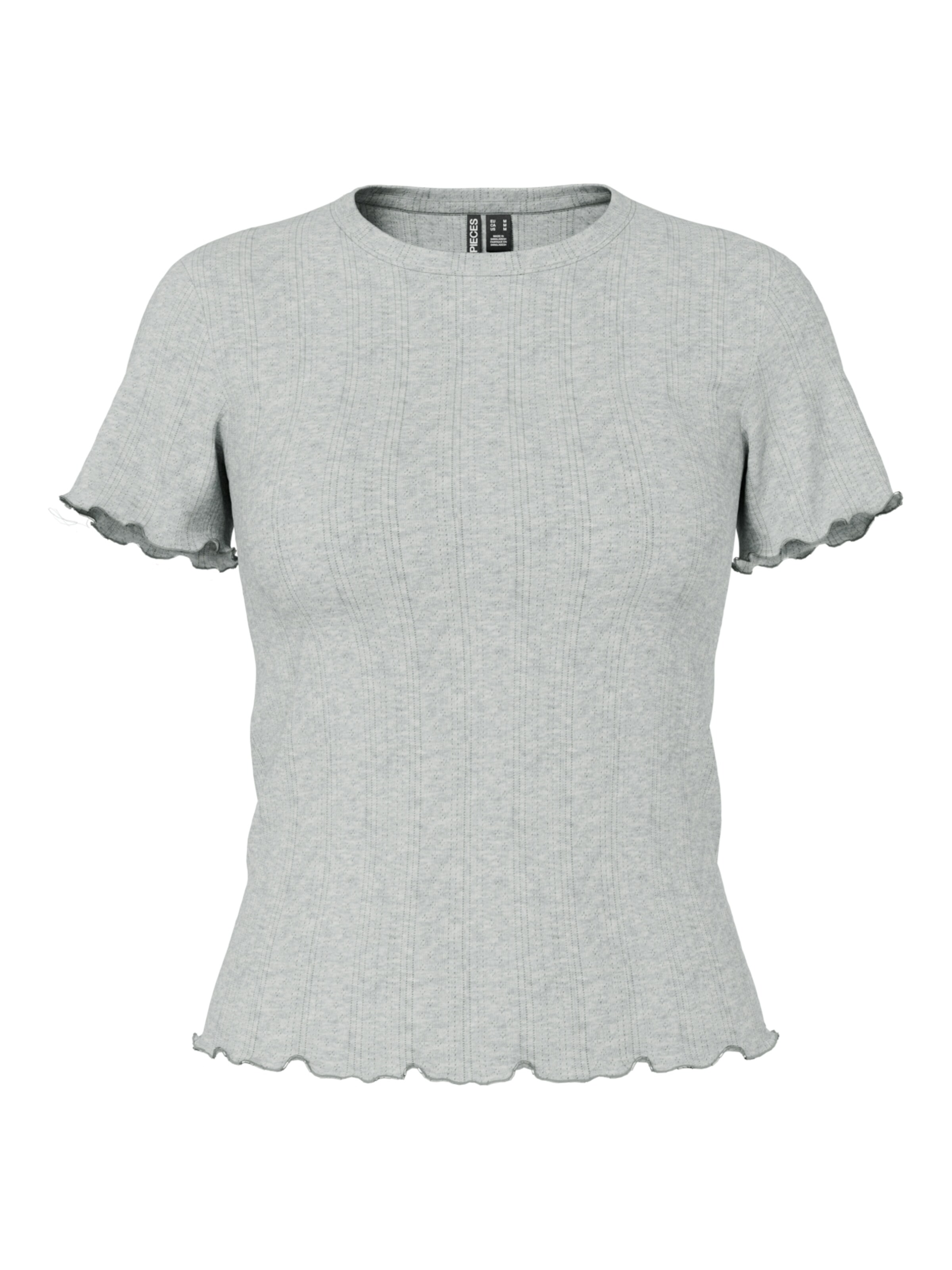 PIECES T-Shirt in Grau: Vorderseite