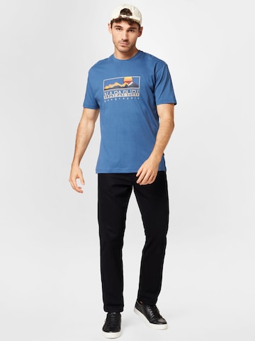 NAPAPIJRI Bluser & t-shirts 'FREESTYLE' i blå